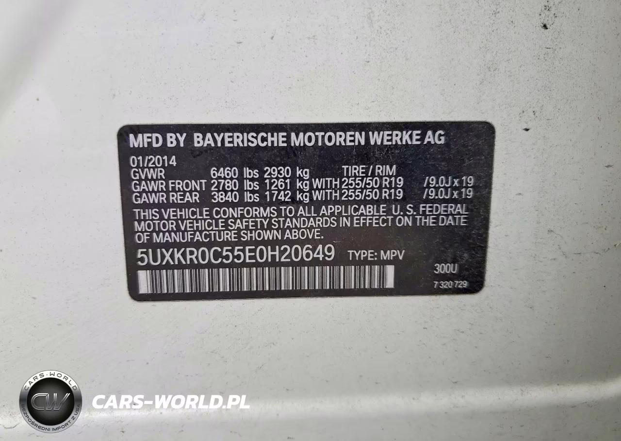 2014 BMW X5 xDrive35I VIN:5UXKR0C55E0H20649 - 12