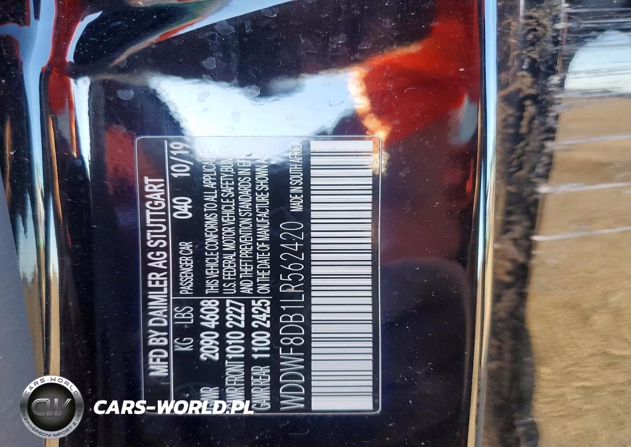 2020 Mercedes-Benz C 300 VIN:WDDWF8DB1LR562420 - 13