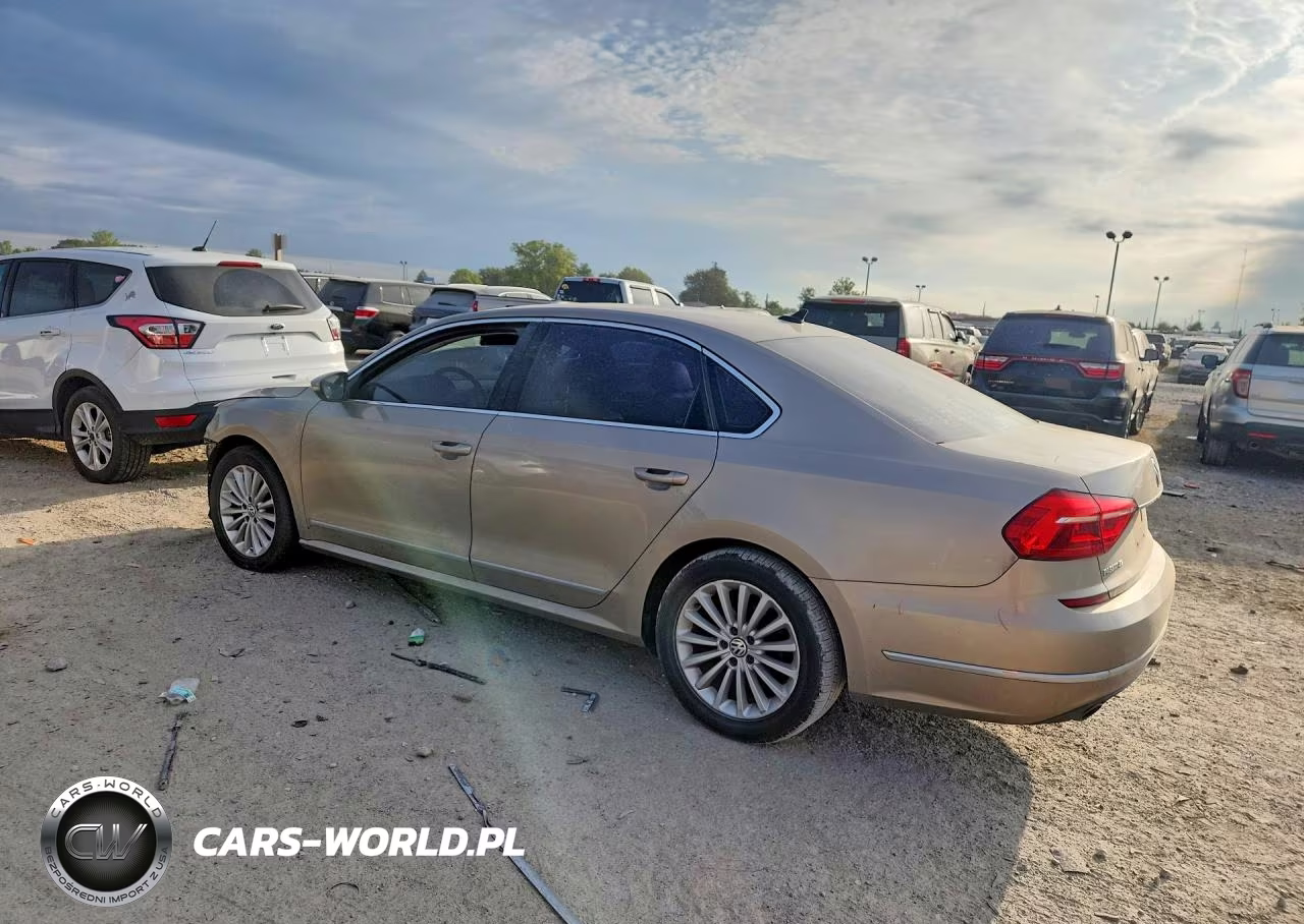 2016 Volkswagen Passat Se VIN:1VWBT7A36GC015366 - 2