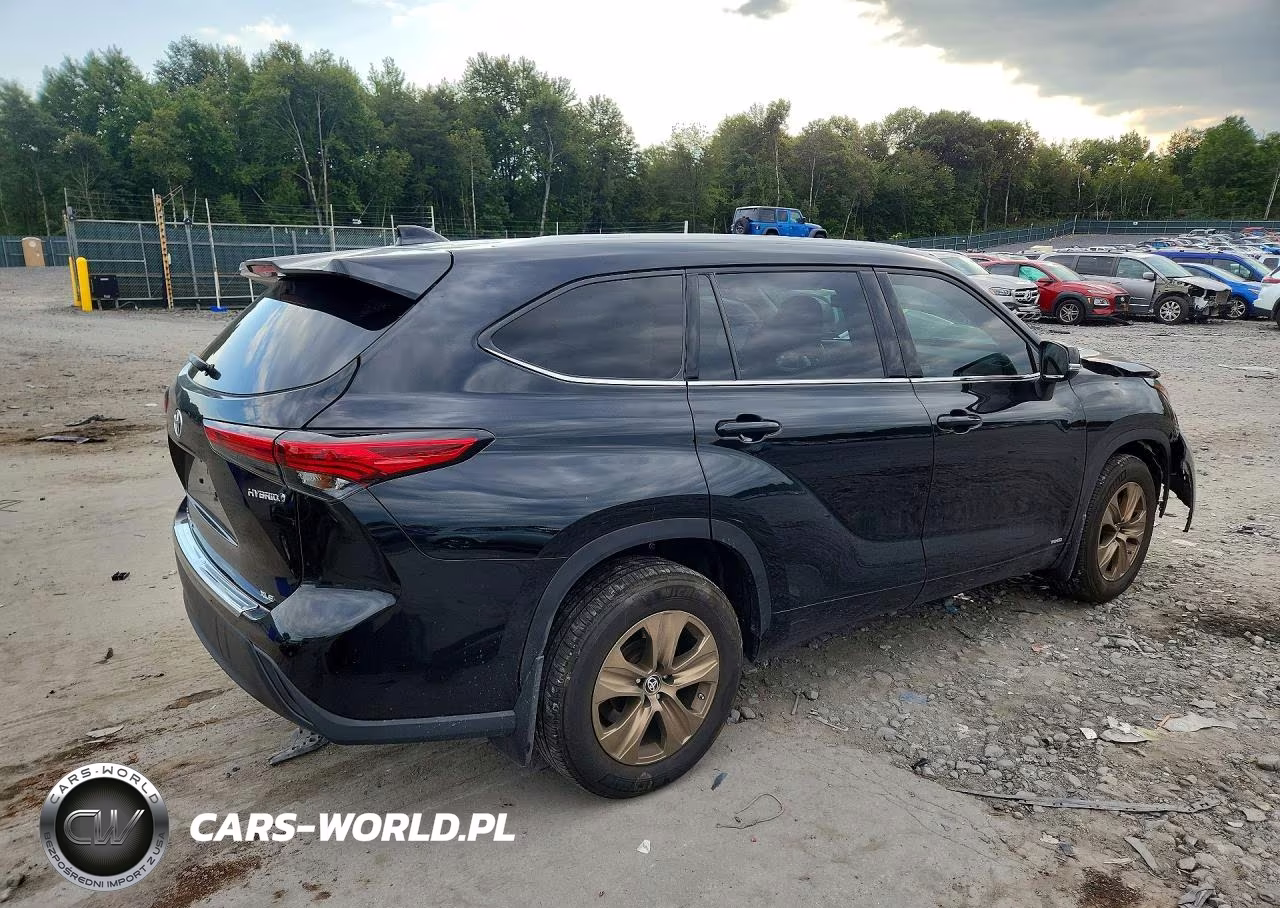2022 Toyota Highlander Hybrid Bronze Edition VIN:5TDABRCH1NS562434 - 3