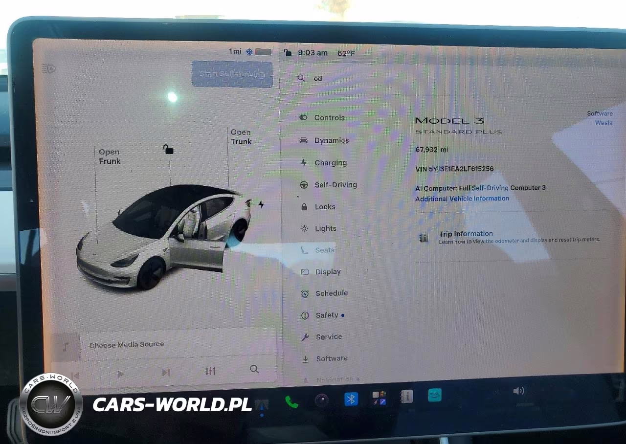 2020 Tesla Model 3 VIN:5YJ3E1EA2LF615256 - 9