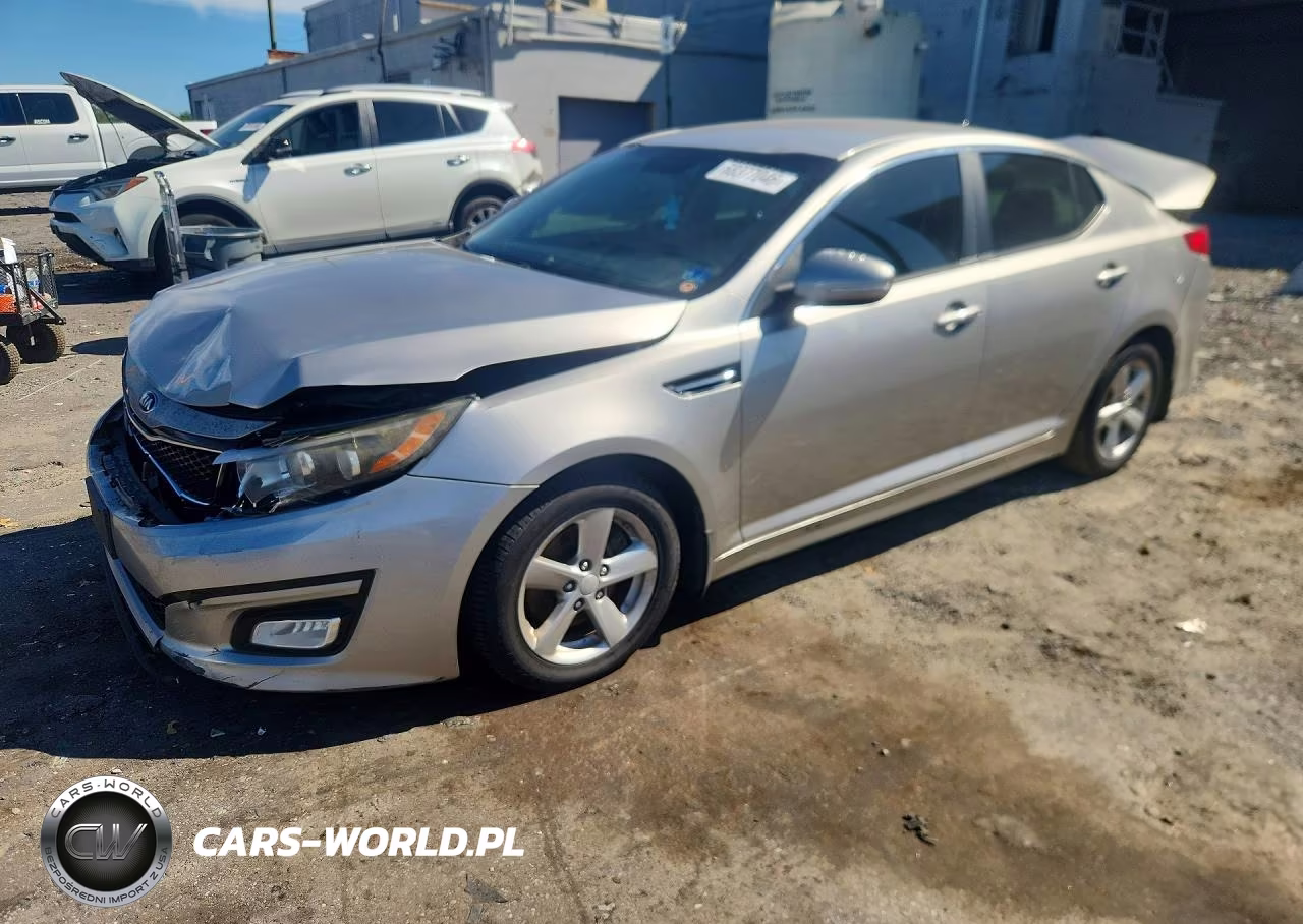 2015 Kia Optima Lx VIN:5XXGM4A71FG449992 - 1