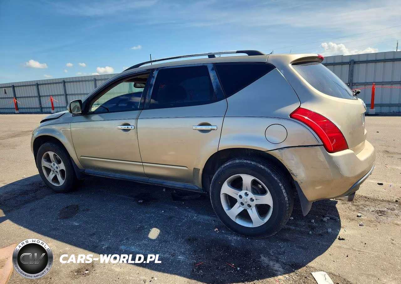 2005 Nissan Murano S VIN:JN8AZ08T85W315789 - 2
