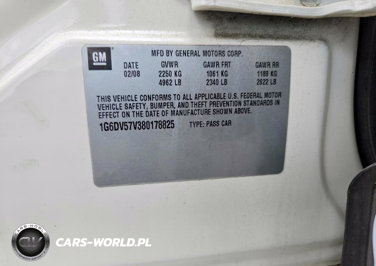 2008 Cadillac Cts Hi Feature V6 VIN:1G6DV57V380178825 - 12
