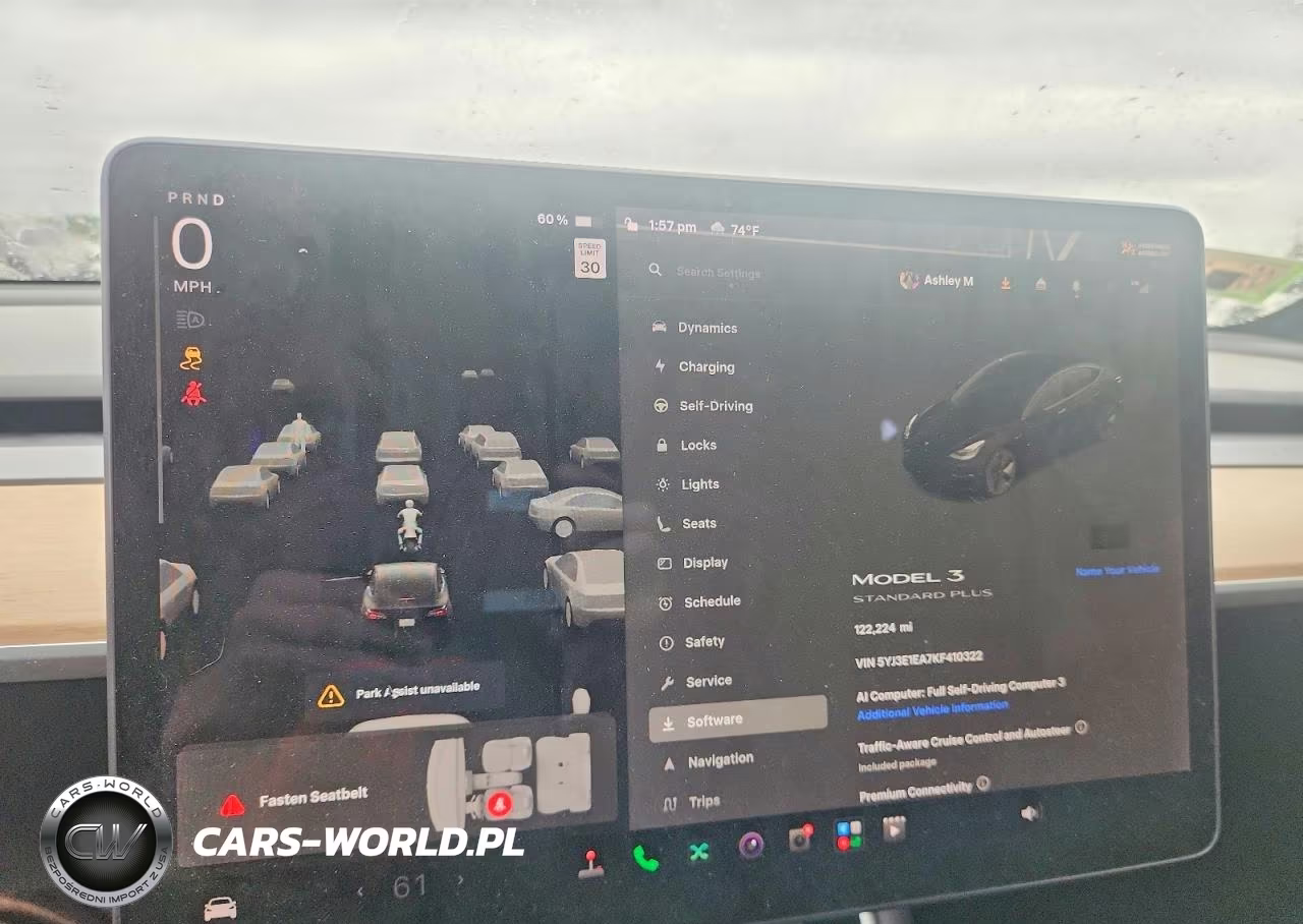 2019 Tesla Model 3 VIN:5YJ3E1EA7KF410322 - 9