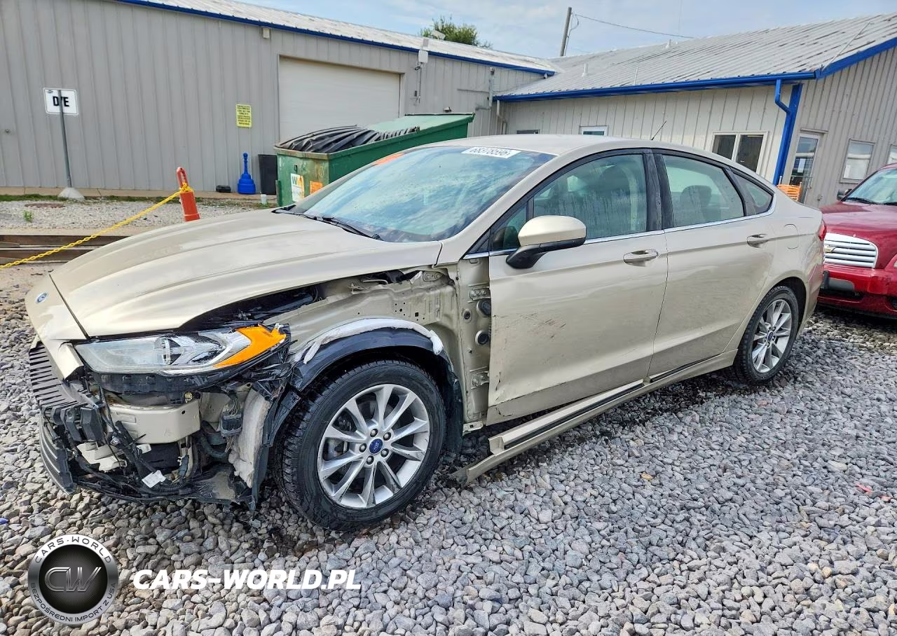 2017 Ford Fusion Se VIN:3FA6P0H72HR162155 - 1