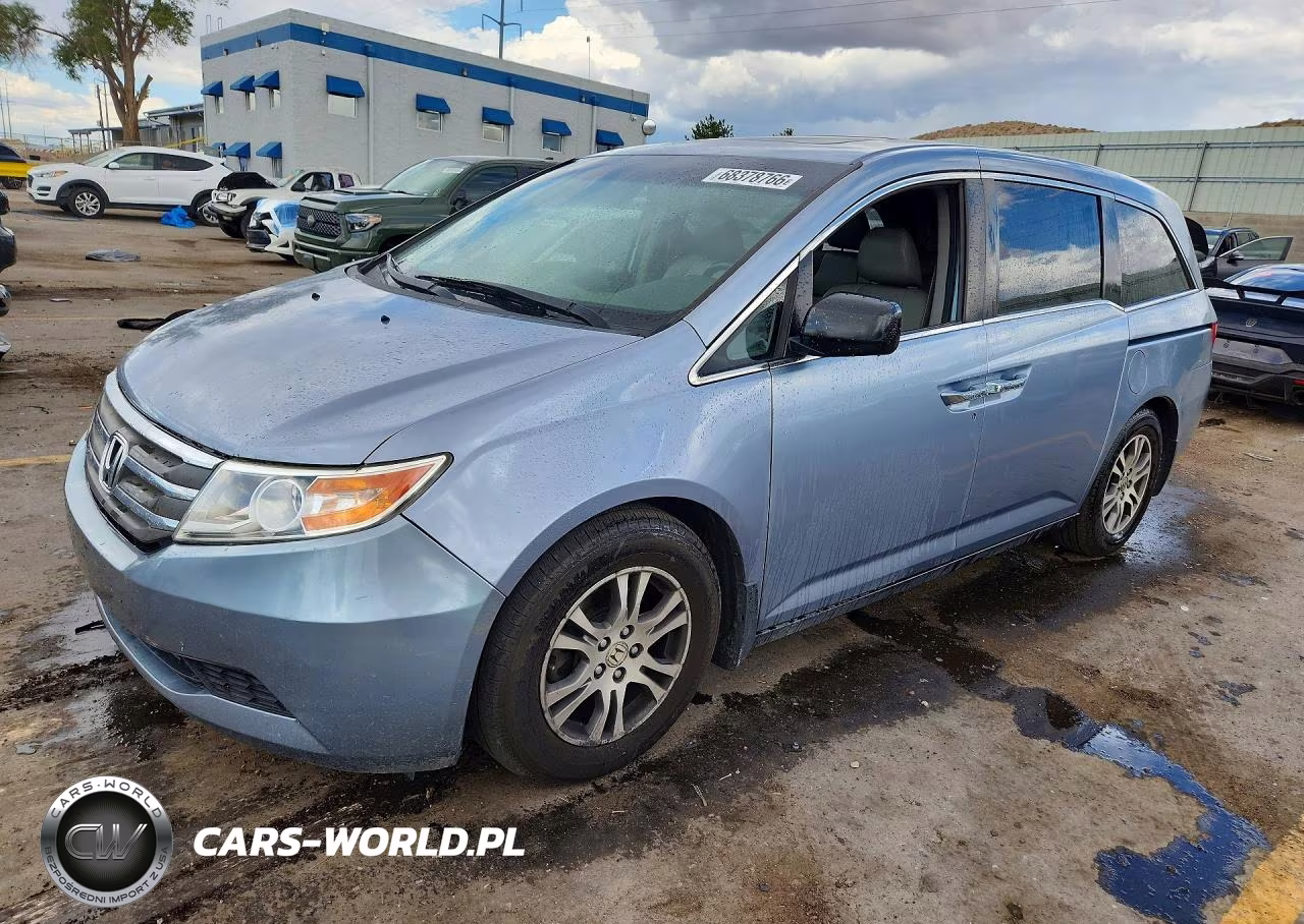 2012 Honda Odyssey Exl VIN:5FNRL5H65CB066389 - 1