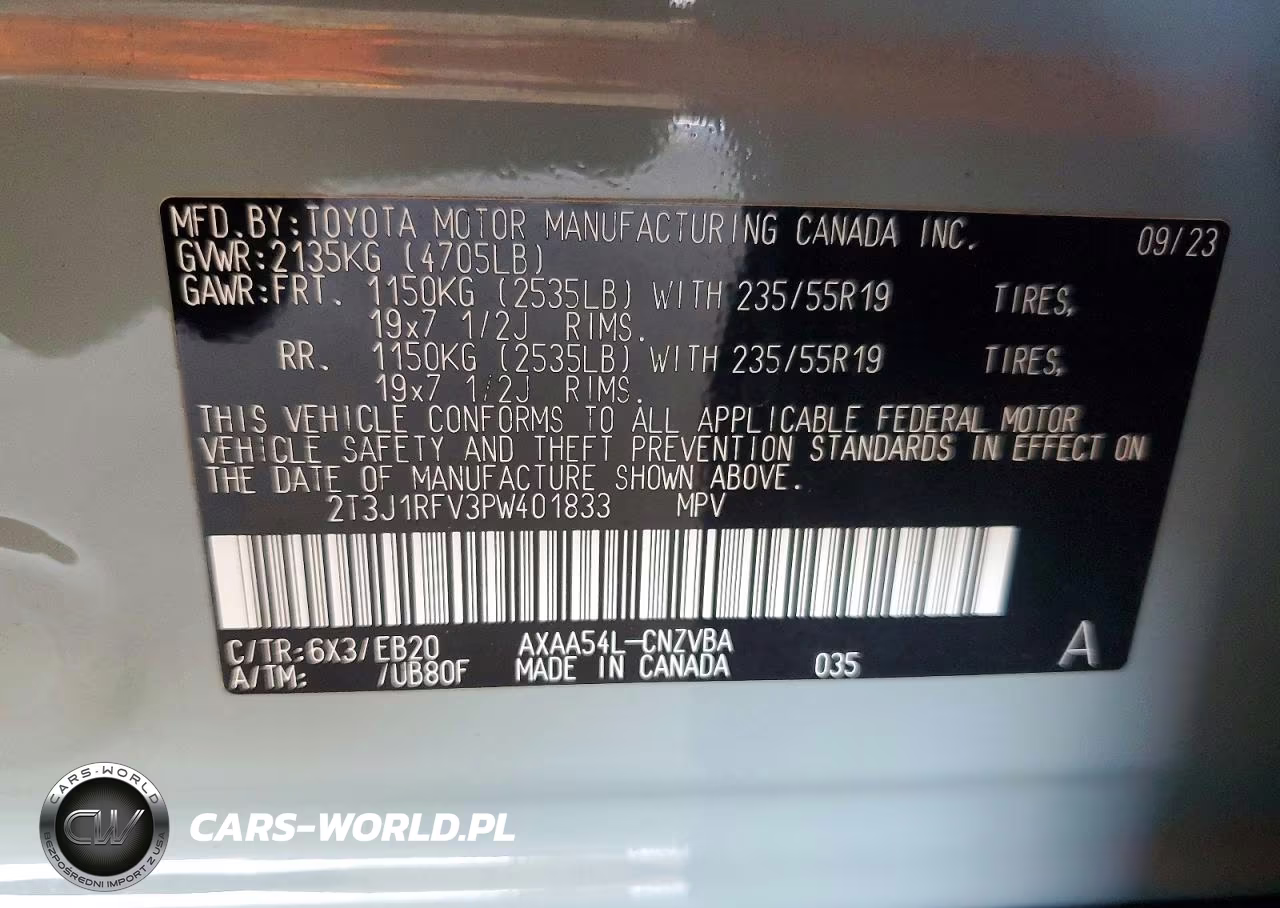 2023 Toyota Rav4 Adventure VIN:2T3J1RFV3PW401833 - 12