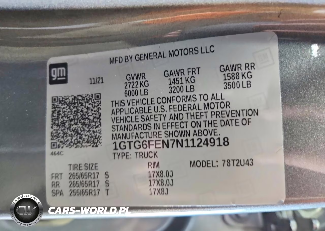 2022 GMC Canyon At4 VIN:1GTG6FEN7N1124918 - 12