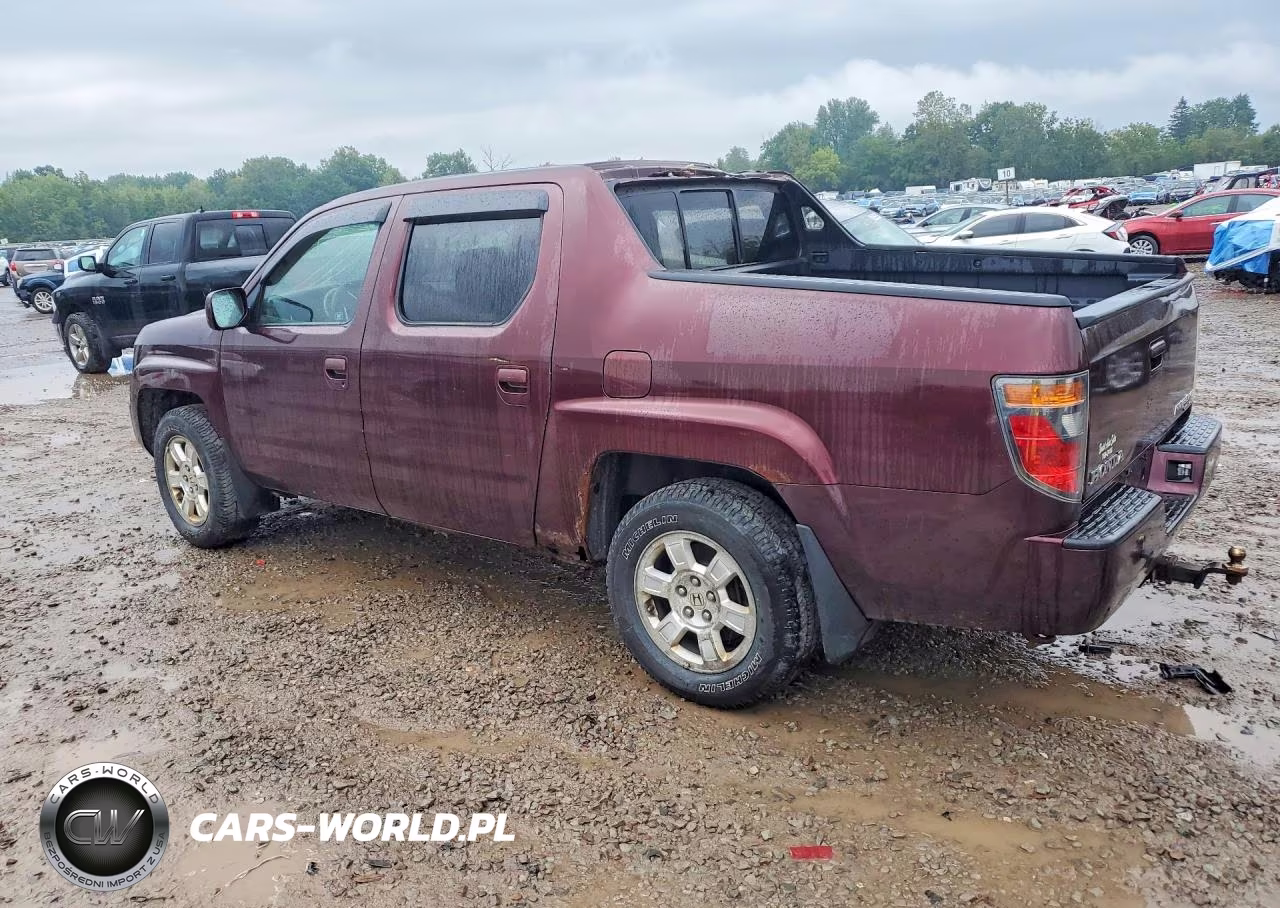 2008 Honda Ridgeline Rts VIN:2HJYK16458H537253 - 2