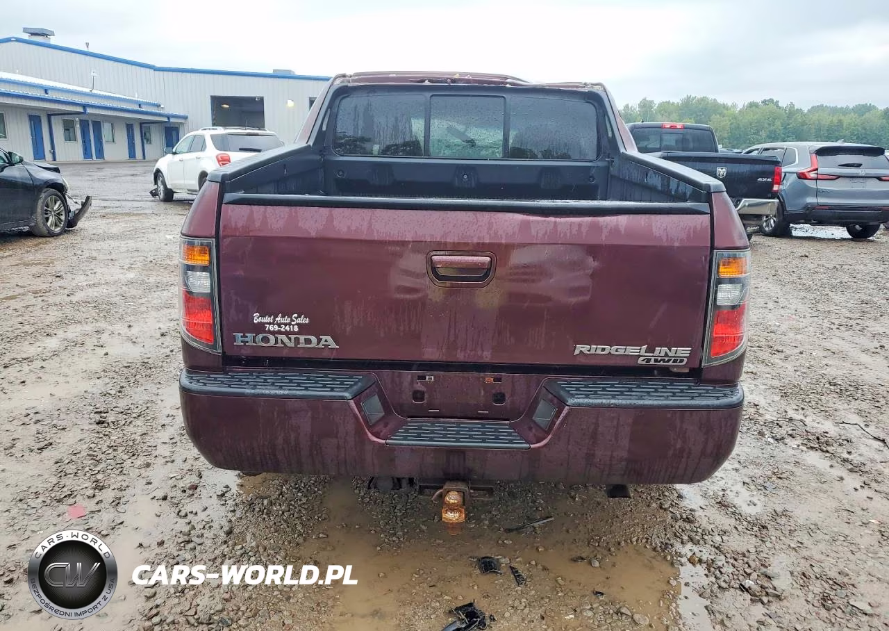 2008 Honda Ridgeline Rts VIN:2HJYK16458H537253 - 6