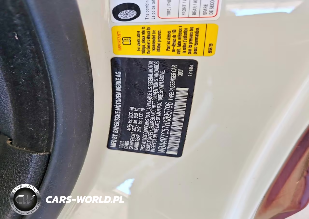 2017 BMW 430I VIN:WBA4R7C57HK895796 - 12