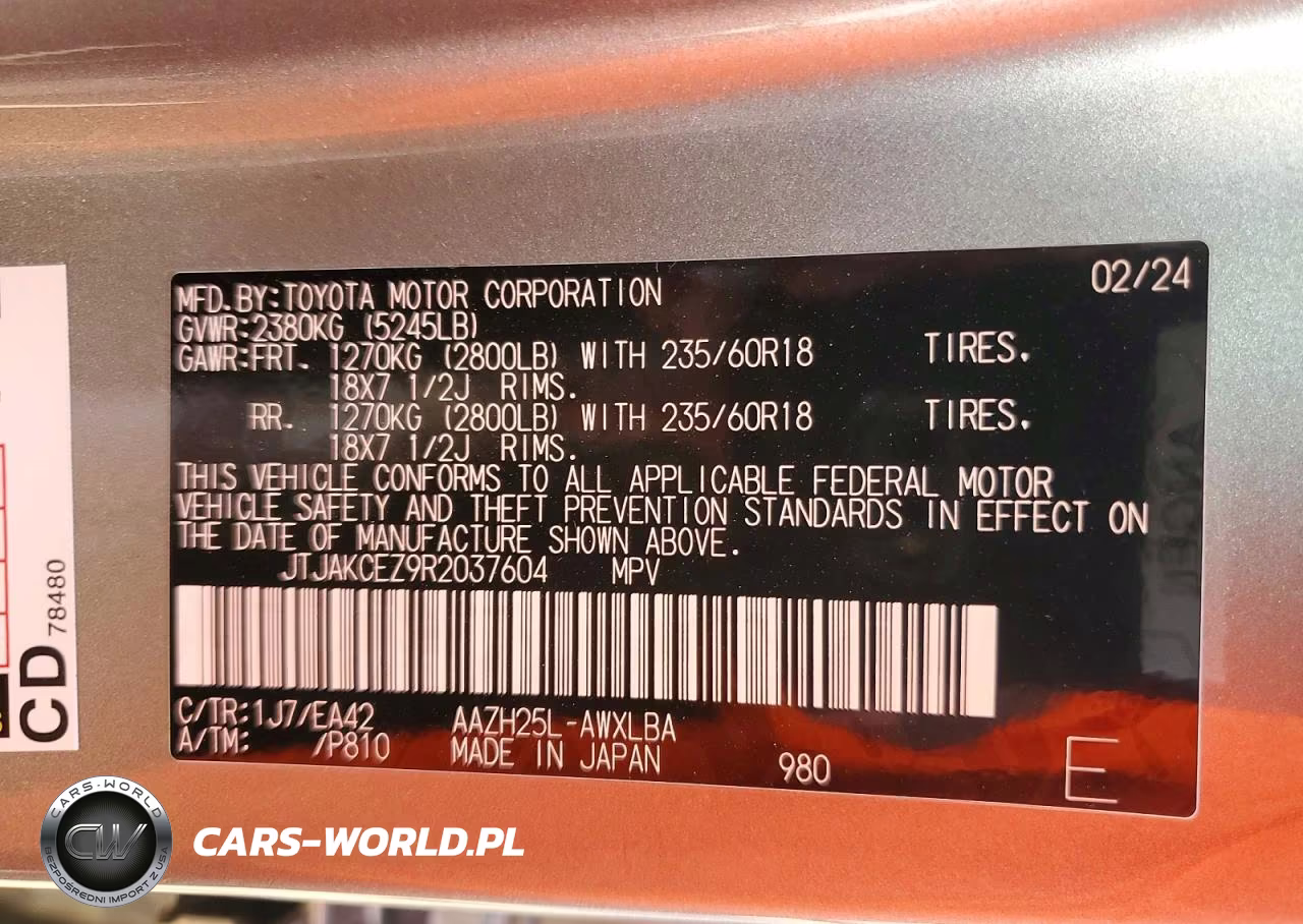 2024 Lexus Nx 350H Base VIN:JTJAKCEZ9R2037604 - 14