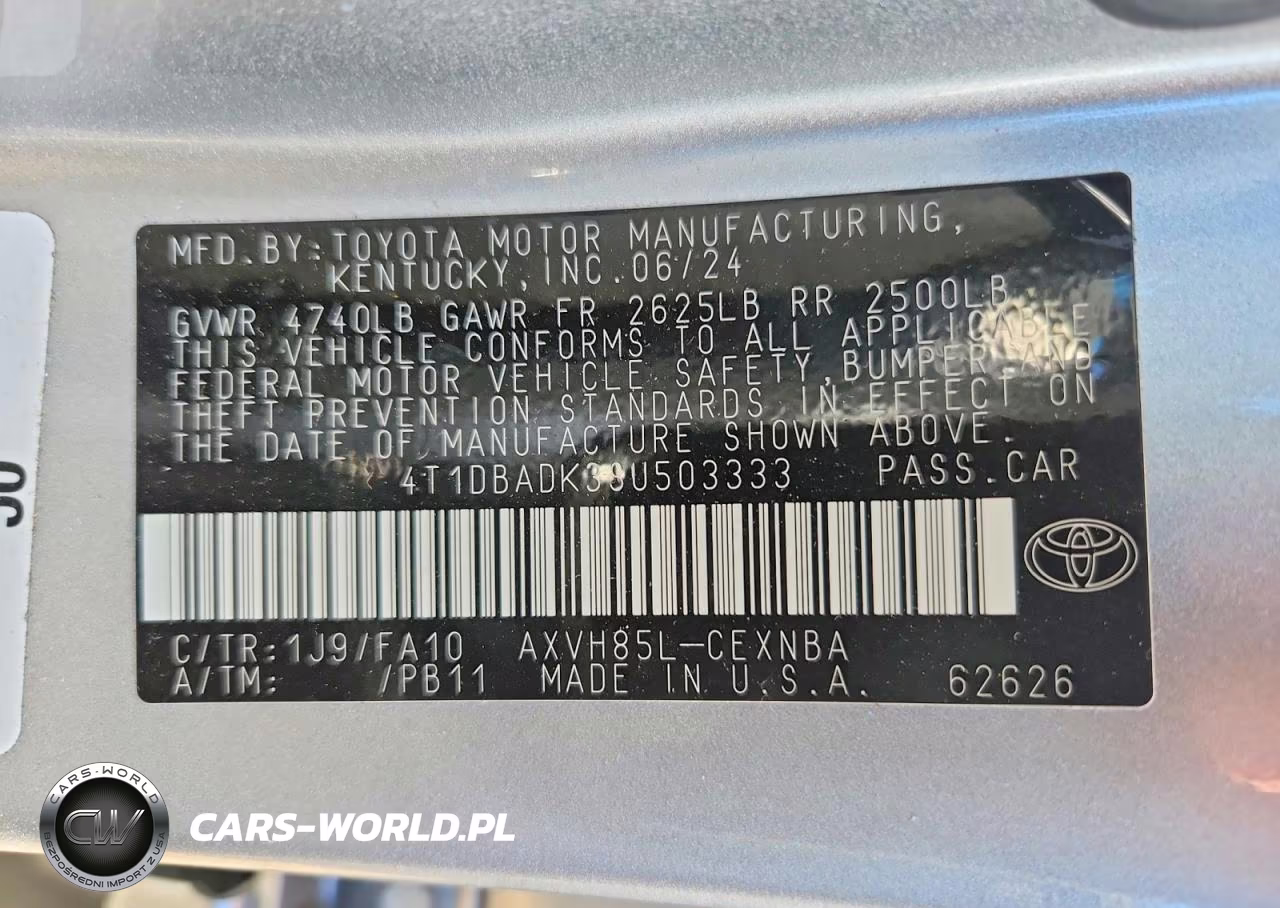 2025 Toyota Camry Le VIN:4T1DBADK3SU503333 - 12