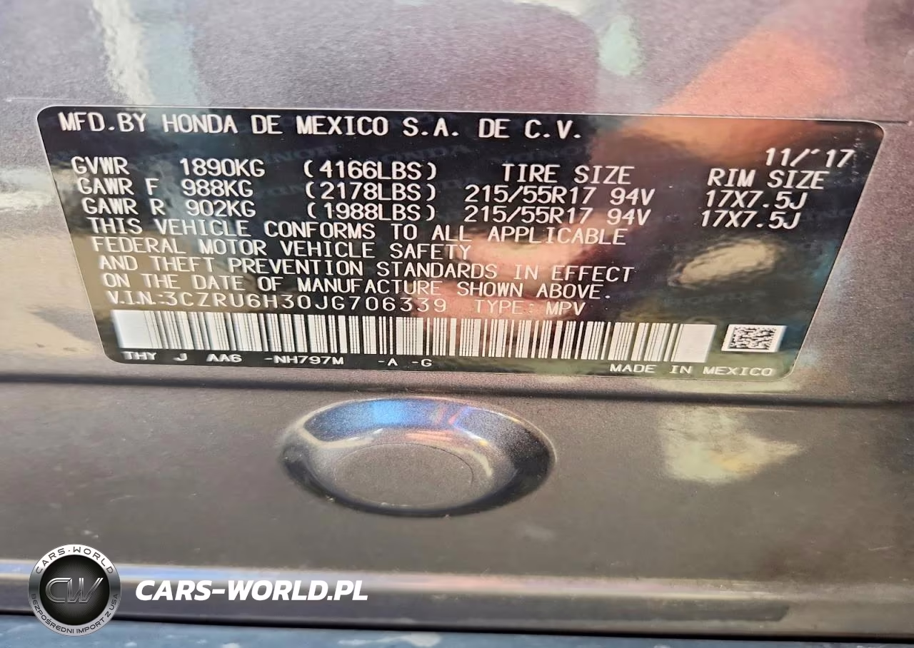 2018 Honda Hr-V Lx VIN:3CZRU6H30JG706339 - 13