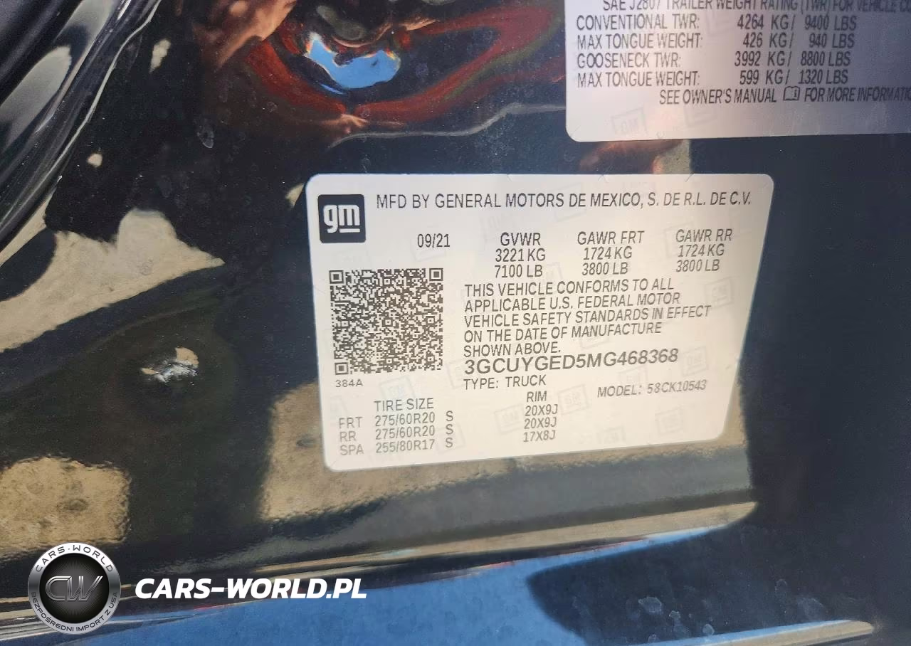 2021 Chevrolet Silverado K1500 Ltz VIN:3GCUYGED5MG468368 - 12