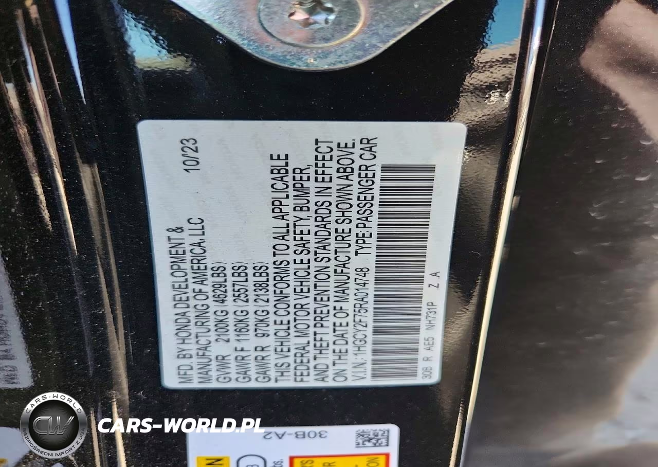 2024 Honda Accord Hybrid Sport-L VIN:1HGCY2F75RA014748 - 12