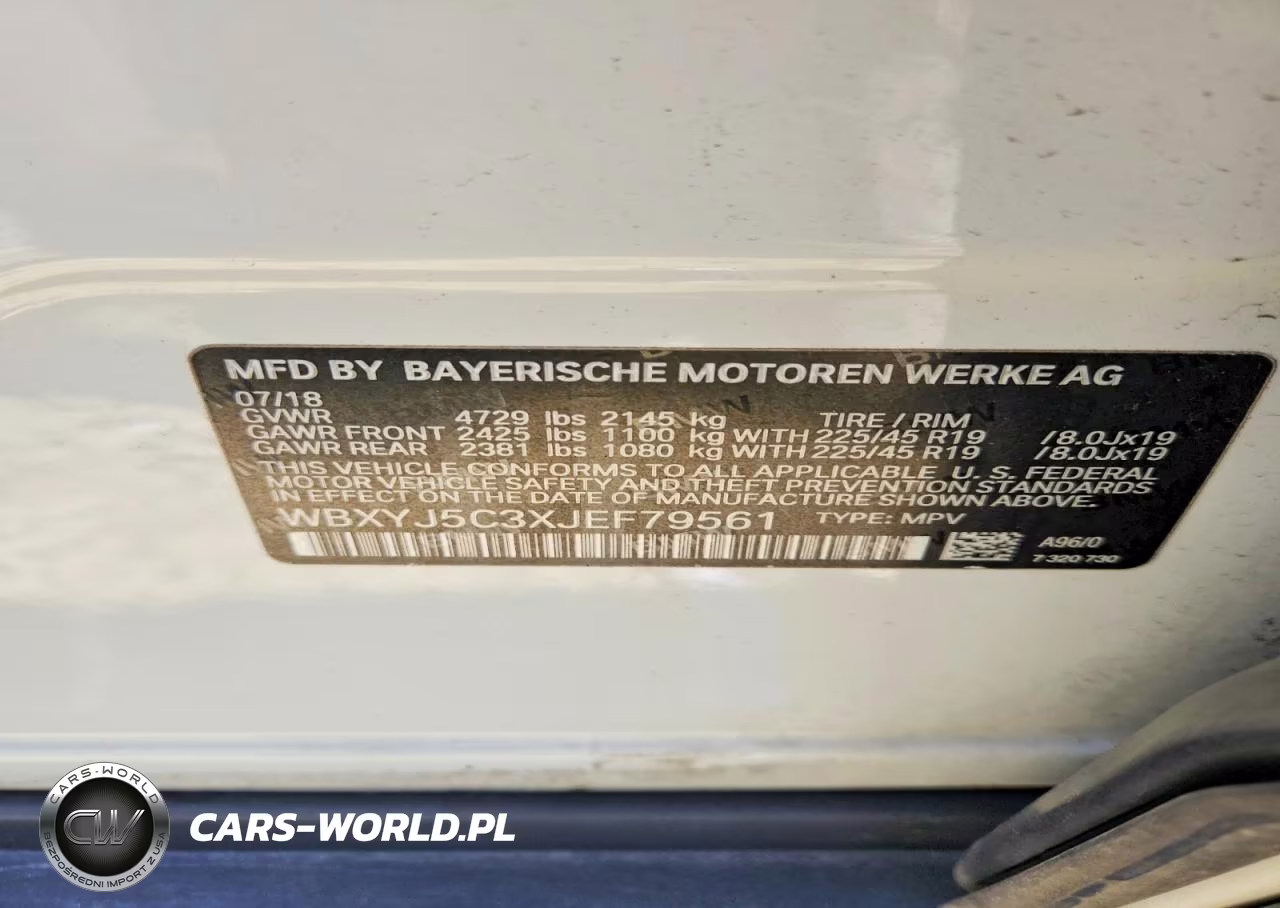2018 BMW X2 xDrive28I VIN:WBXYJ5C3XJEF79561 - 12