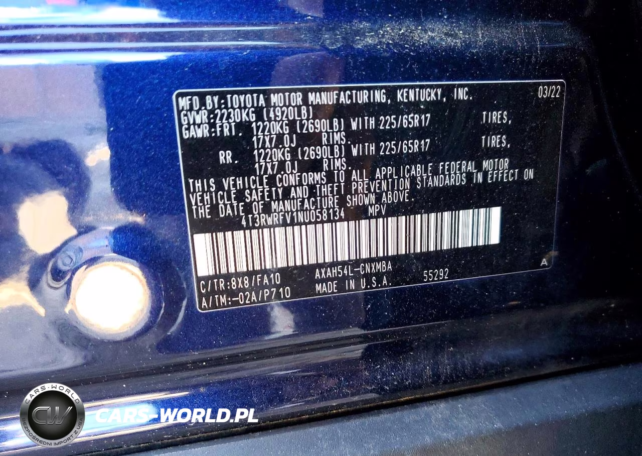 2022 Toyota Rav4 Xle VIN:4T3RWRFV1NU058134 - 13