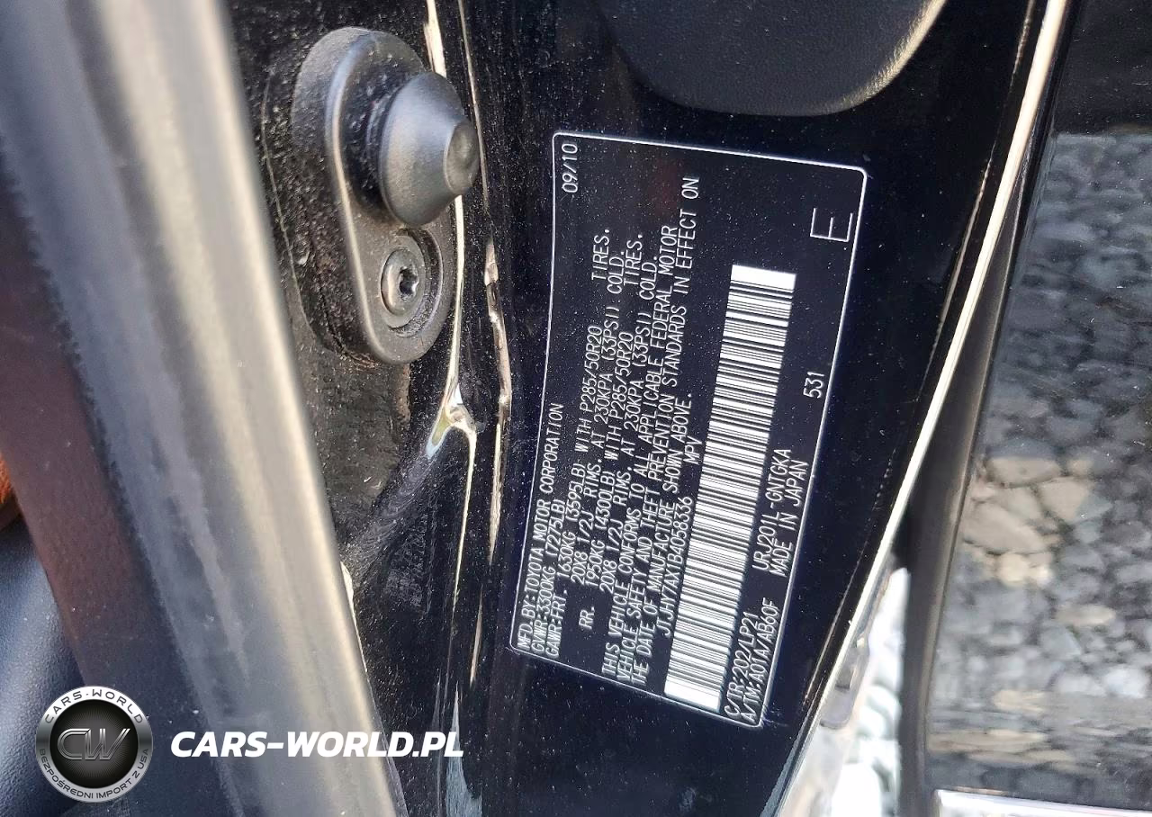 2011 Lexus Lx 570 VIN:JTJHY7AX1B4058336 - 13
