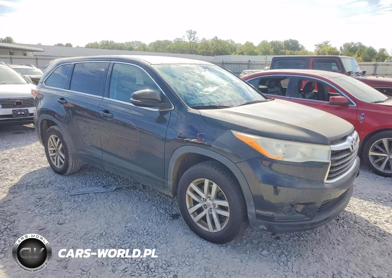 2014 Toyota Highlander Le VIN:5TDZARFH4ES005163 - 4