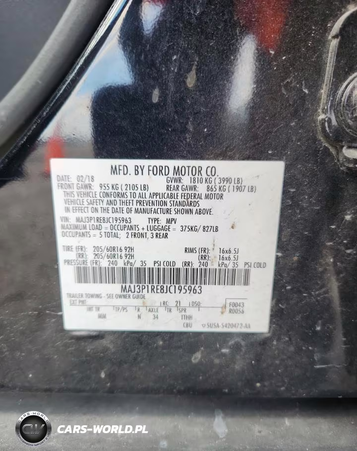 2018 Ford Ecosport S VIN:MAJ3P1RE8JC195963 - 12