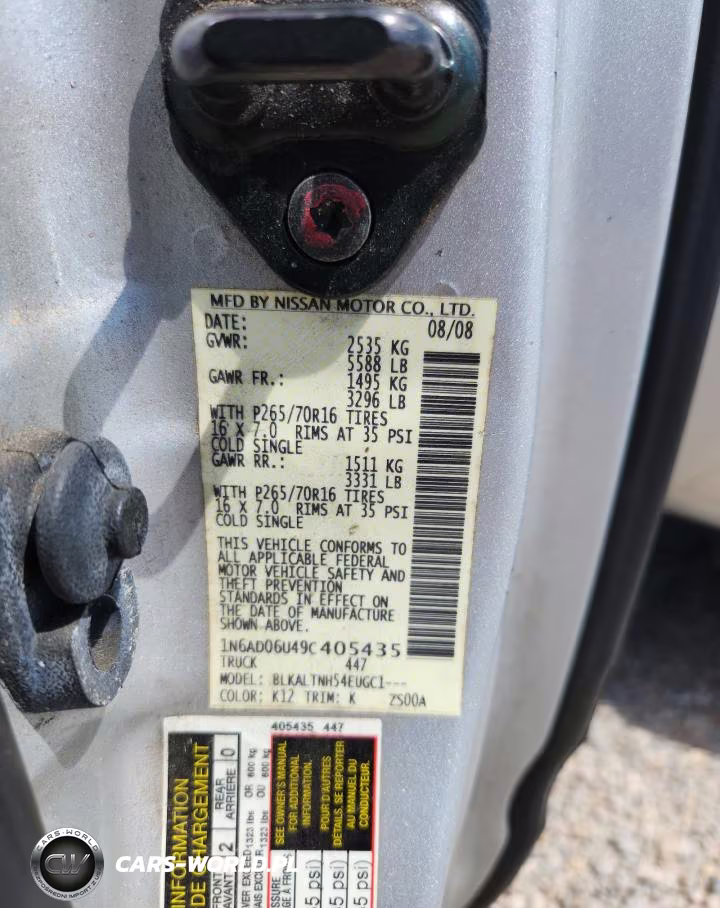 2009 Nissan Frontier Se V6 VIN:1N6AD06U49C405435 - 12