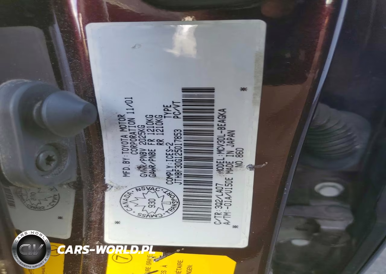 2002 Lexus Es 300 VIN:JTHBF30G125017853 - 12