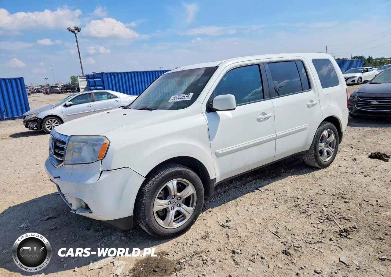 2013 Honda Pilot Exl VIN:5FNYF4H51DB016322 - 1