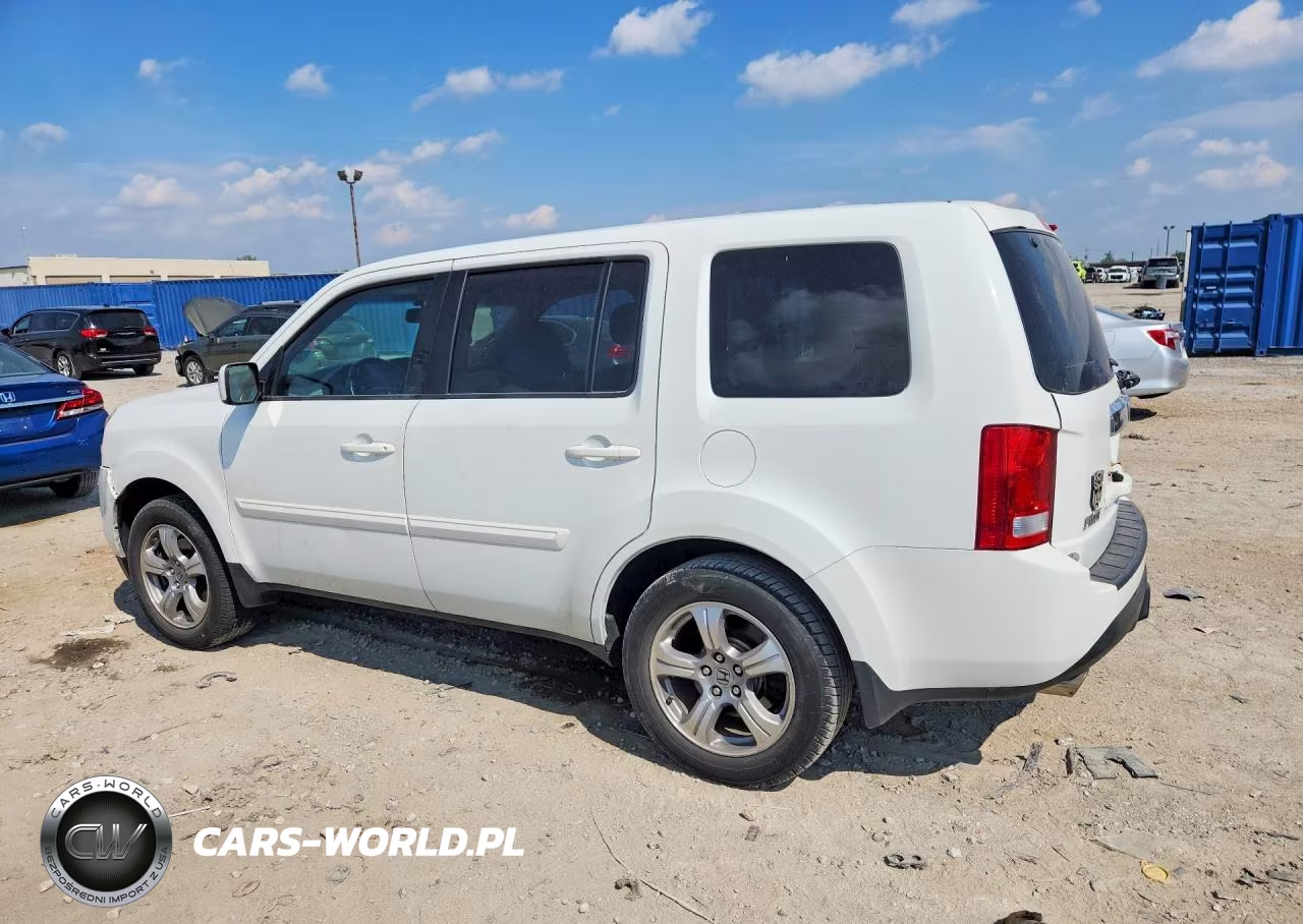 2013 Honda Pilot Exl VIN:5FNYF4H51DB016322 - 2