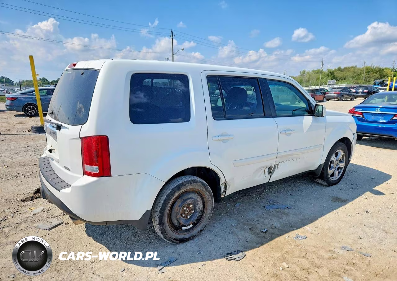 2013 Honda Pilot Exl VIN:5FNYF4H51DB016322 - 3