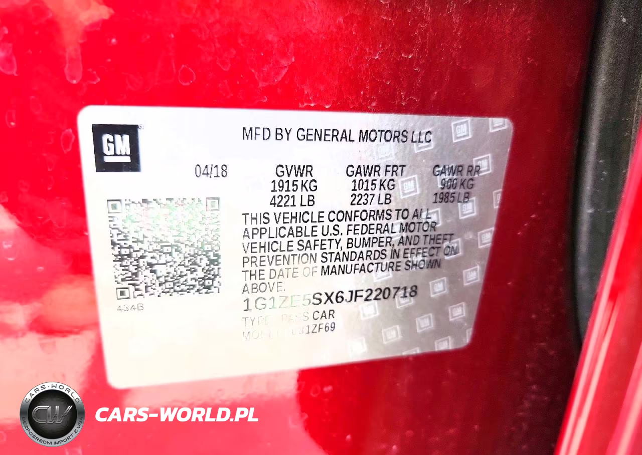 2018 Chevrolet Malibu Premier VIN:1G1ZE5SX6JF220718 - 12