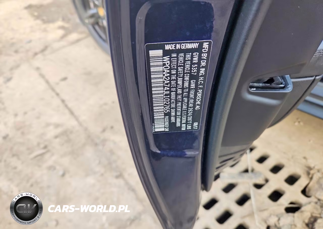 2018 Porsche Panamera 4 VIN:WP0AA2A74JL102765 - 12