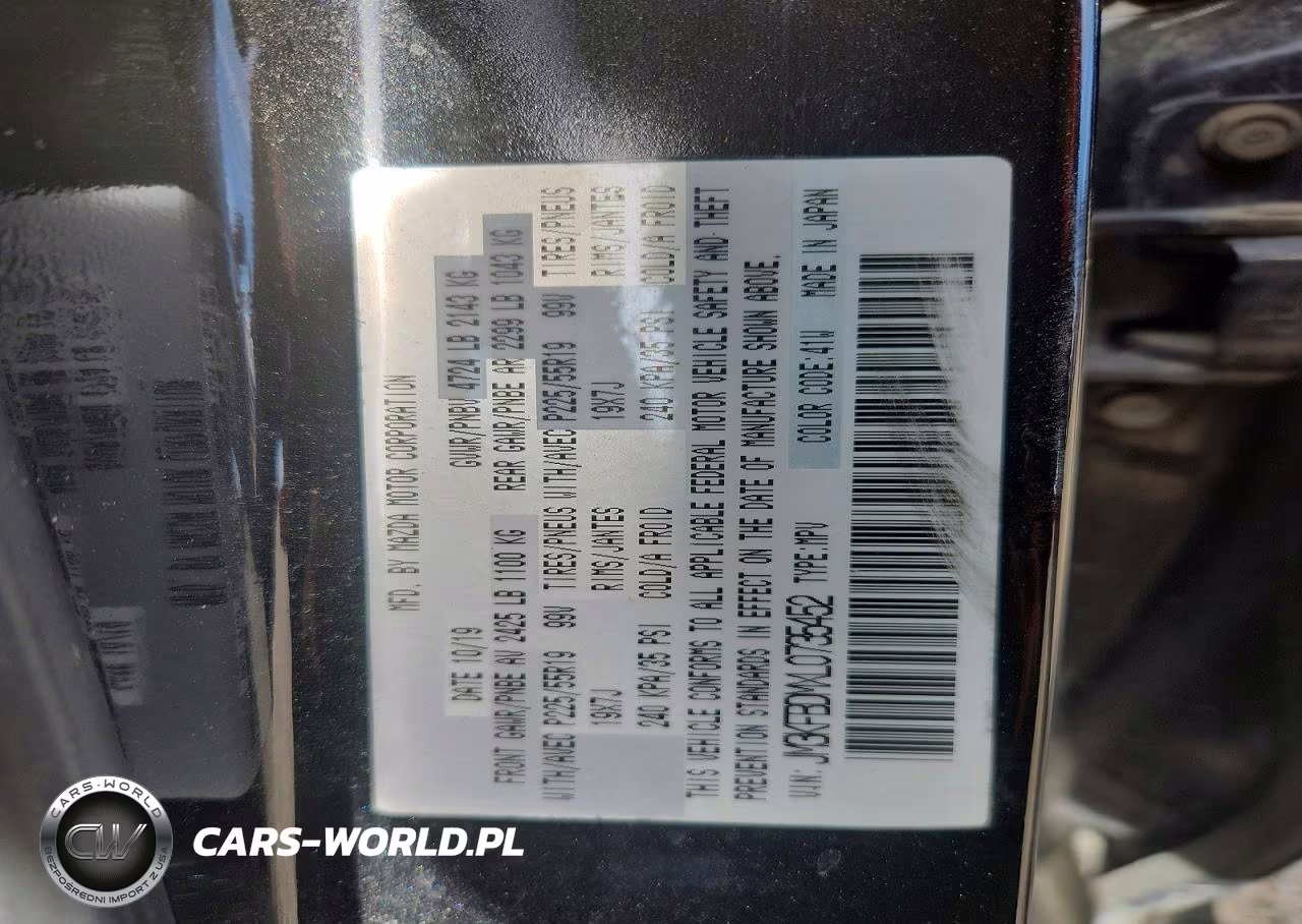 2020 Mazda Cx-5 Grand Touring VIN:JM3KFBDMXL0735452 - 13
