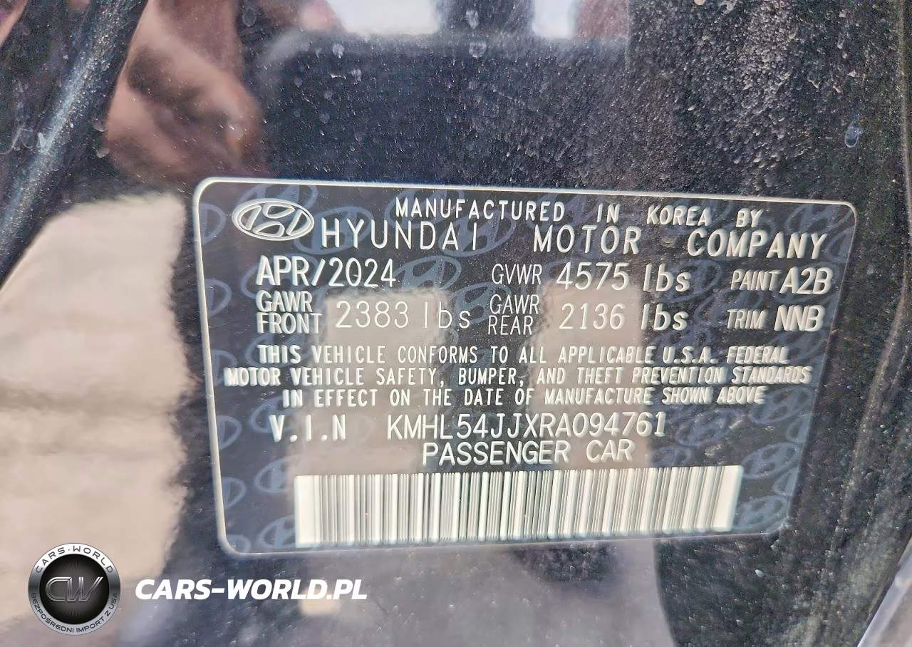 2024 Hyundai Sonata Hybrid Limited VIN:KMHL54JJXRA094761 - 13