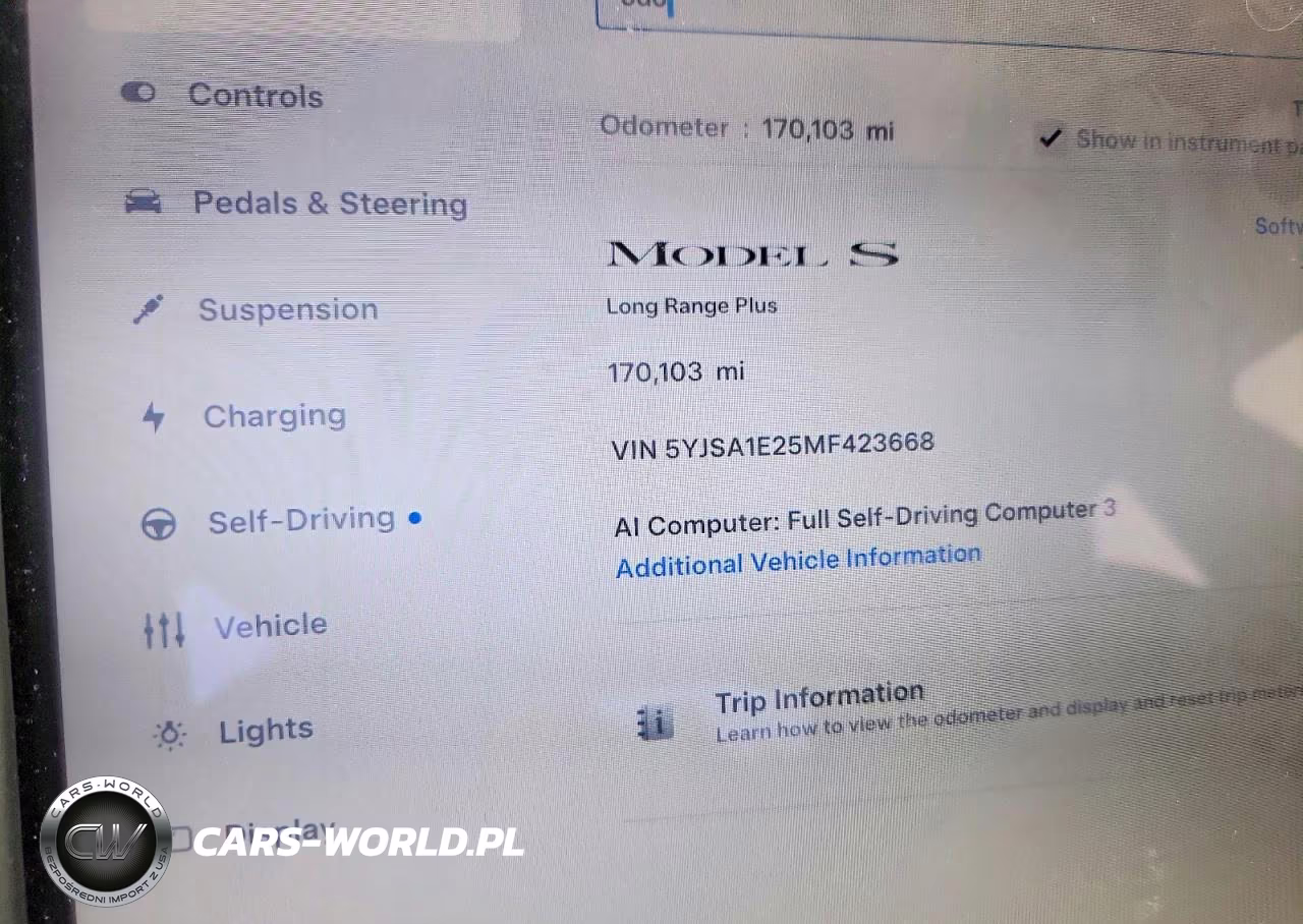 2021 Tesla Model S VIN:5YJSA1E25MF423668 - 9