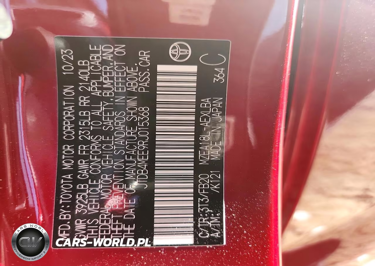 2024 Toyota Corolla Le VIN:JTDB4MEE9RJ015368 - 12