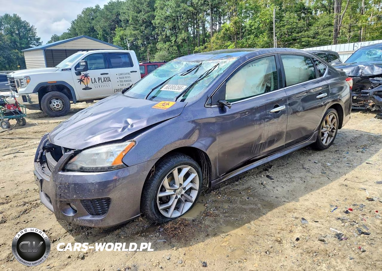2015 Nissan Sentra Sr VIN:3N1AB7AP6FY352858 - 1