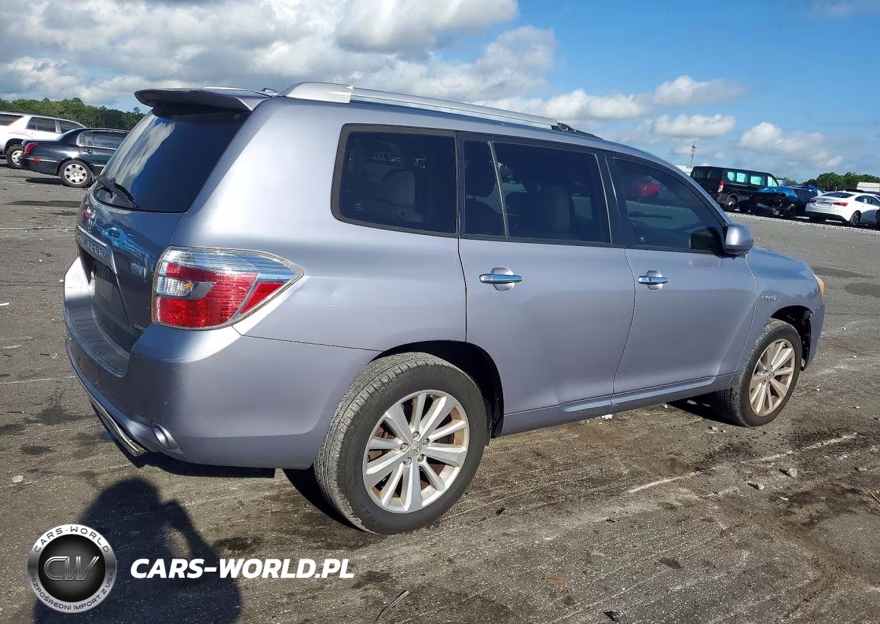 2009 Toyota Highlander Hybrid Limited VIN:JTEEW44A892037261 - 3