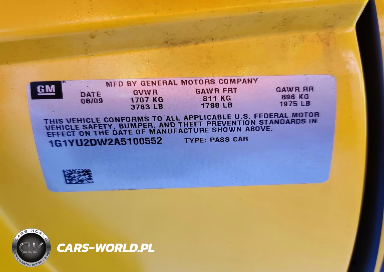 2010 Chevrolet Corvette Grand Sport VIN:1G1YU2DW2A5100552 - 12