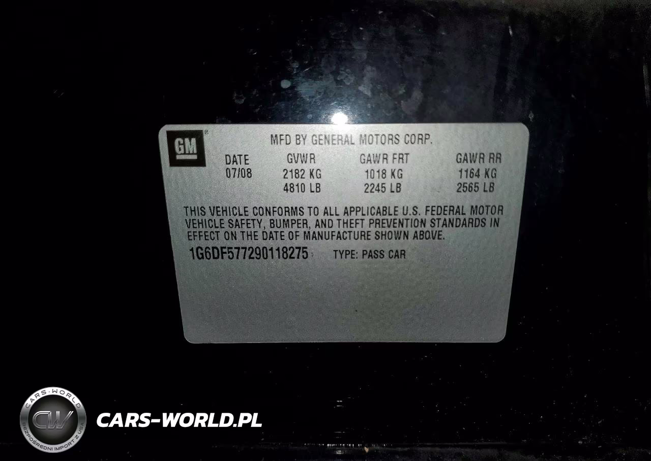 2009 Cadillac Cts VIN:1G6DF577290118275 - 12