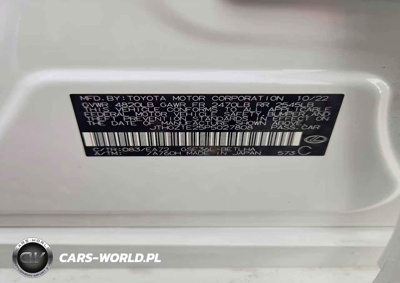 2023 Lexus Is 350 F Sport VIN:JTHGZ1E25P5027808 - 12