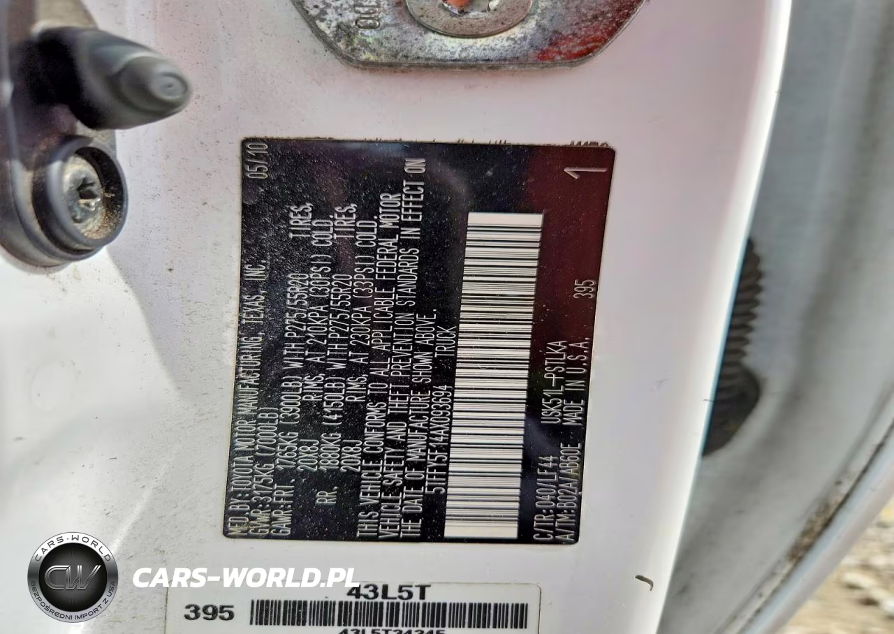 2010 Toyota Tundra Crewmax Limited VIN:5TFFY5F14AX093694 - 12