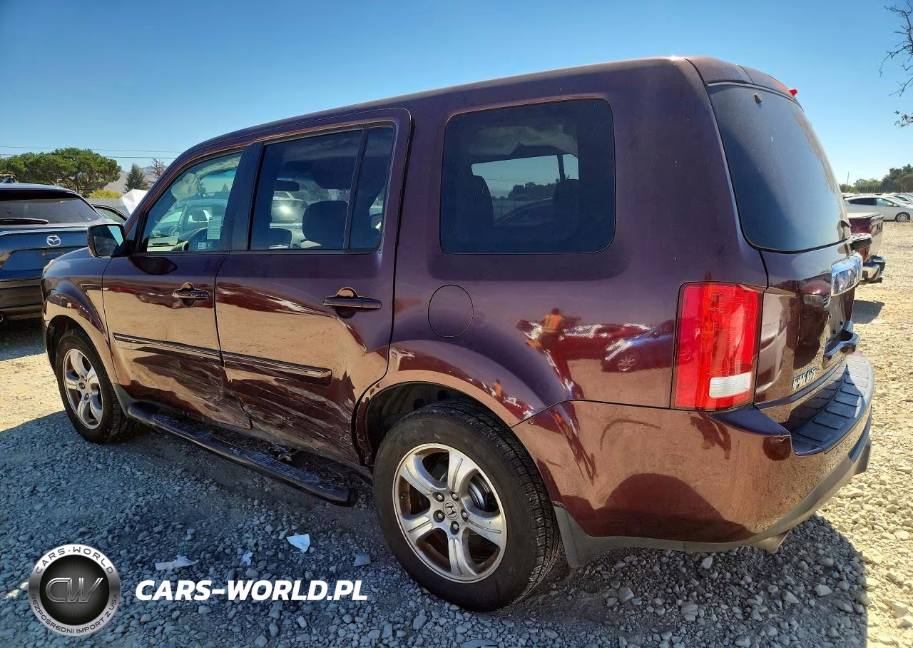2012 Honda Pilot Ex VIN:5FNYF3H43CB020937 - 2