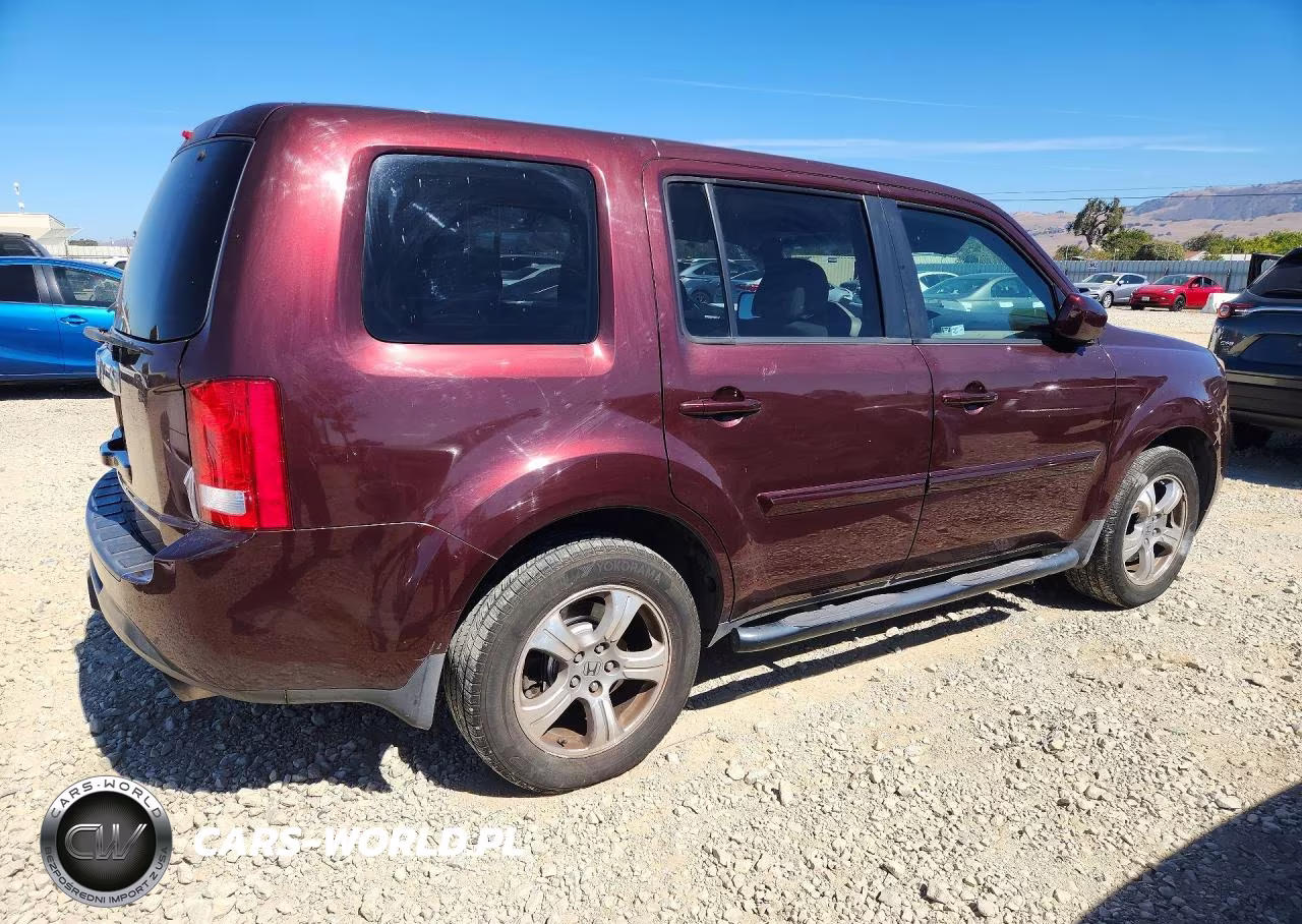 2012 Honda Pilot Ex VIN:5FNYF3H43CB020937 - 3