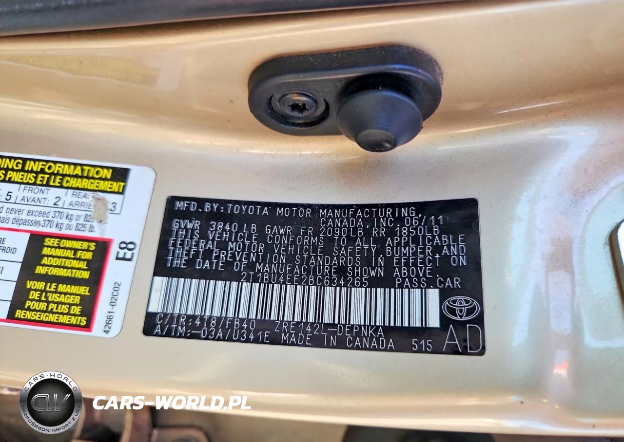 2011 Toyota Corolla Le VIN:2T1BU4EE2BC634265 - 12