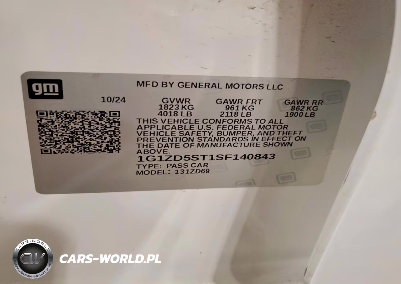 2025 Chevrolet Malibu Lt VIN:1G1ZD5ST1SF140843 - 12