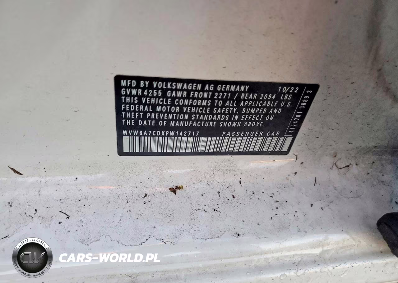 2023 Volkswagen Gti Autobahn VIN:WVW6A7CDXPW142717 - 12