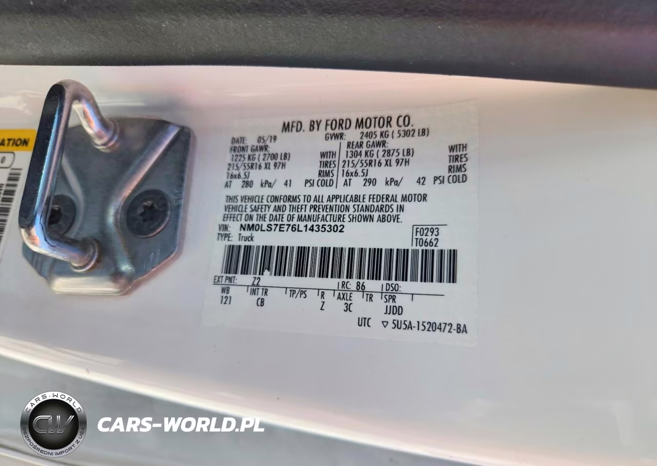 2020 Ford Transit Connect Xl Delivery Van VIN:NM0LS7E76L1435302 - 12