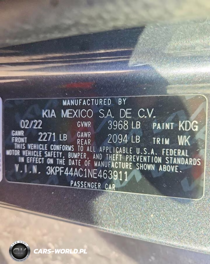 2022 Kia Forte Gt VIN:3KPF44AC1NE463911 - 13
